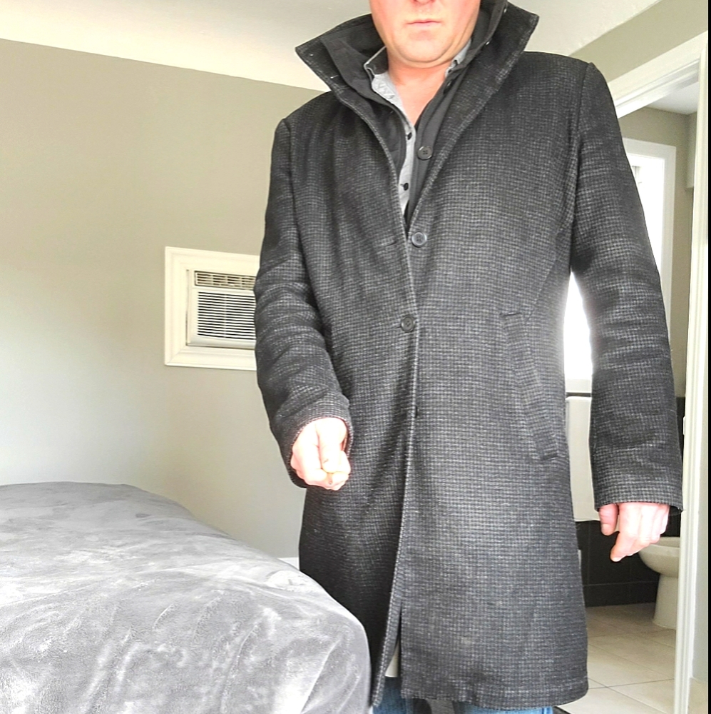 Full length wool coat